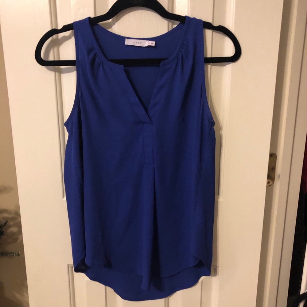 Purple tank blouse